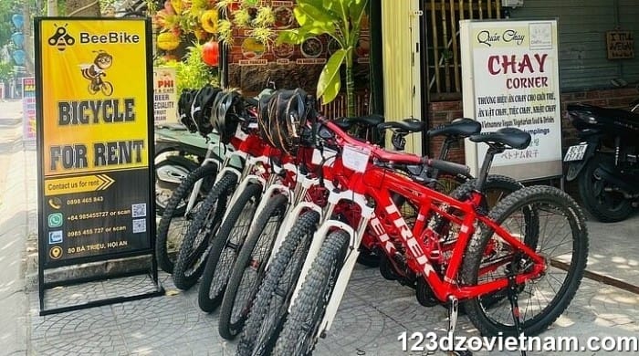 an bang beach hoi an vietnam bike rentals