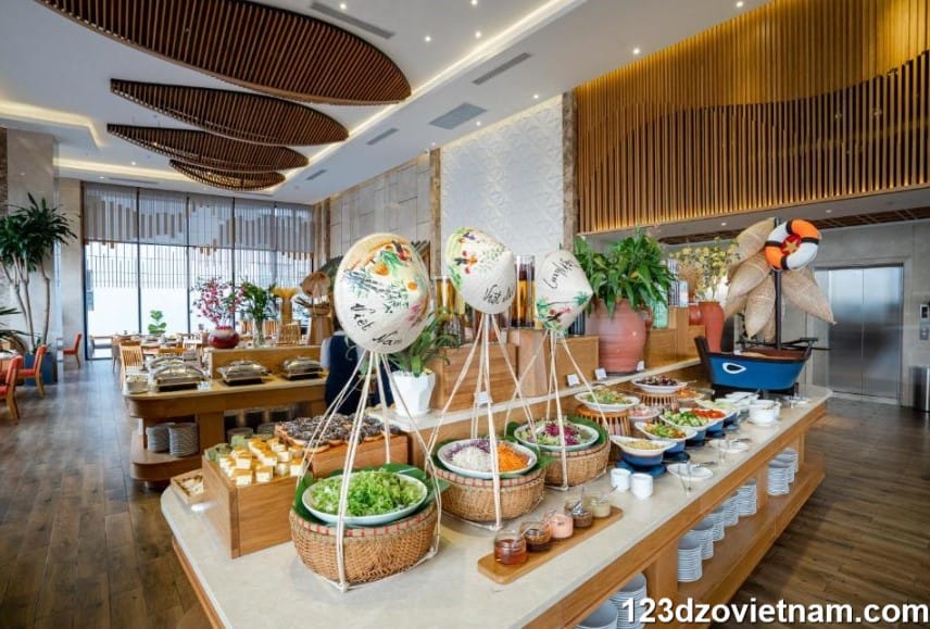 Food served at the hotel