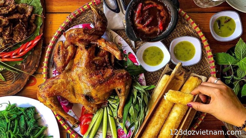 Traditional cuisine at Cuc Phuong National Park