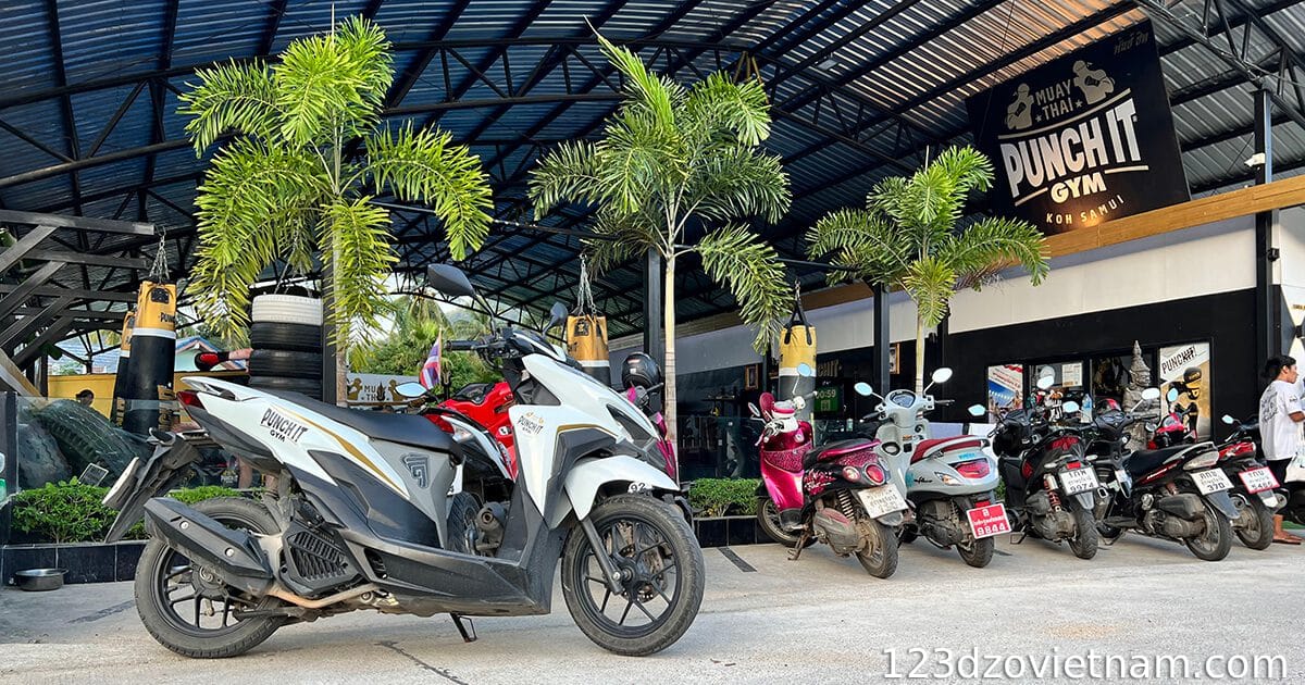 Notes when renting a motorbike