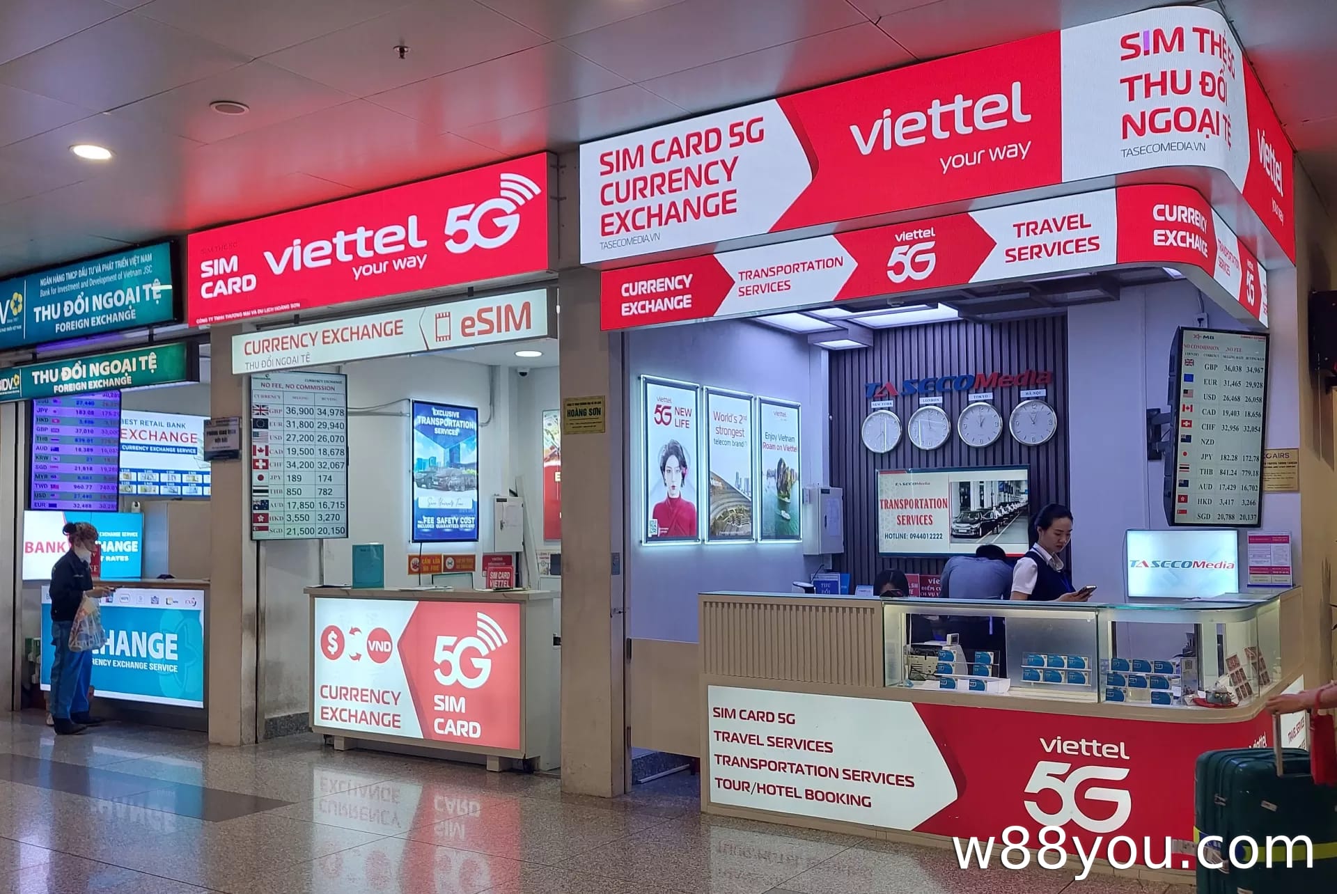 Buying SIM at the airport