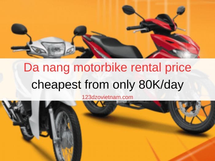 da nang motorbike rental price