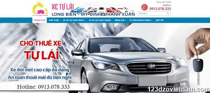 hanoi-car-rental-without-driver-long-bien