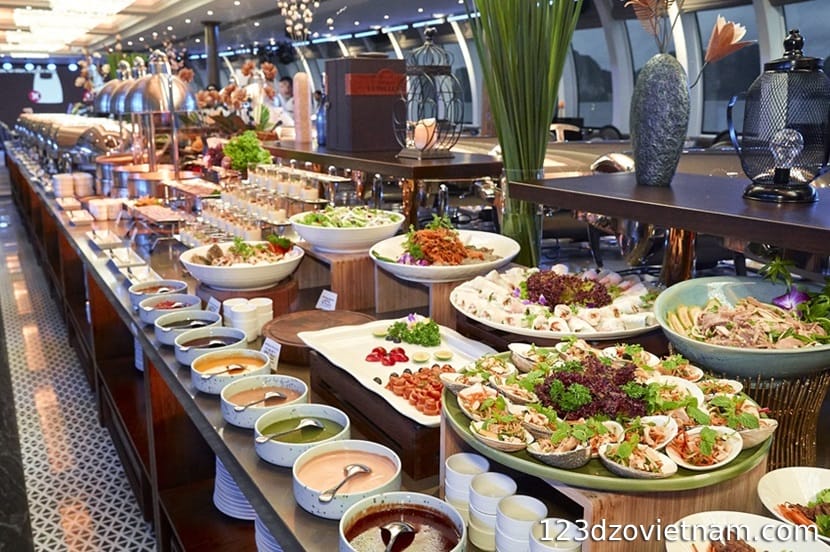Dinner at the ship