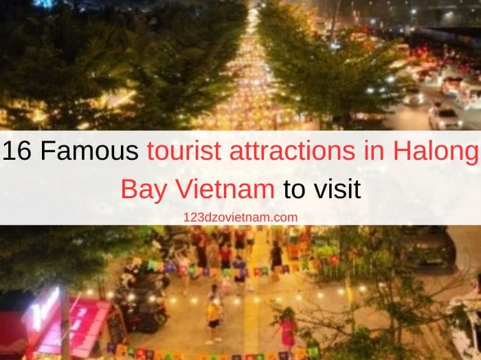 famous tourist attractions in Halong Bay Vietnam
