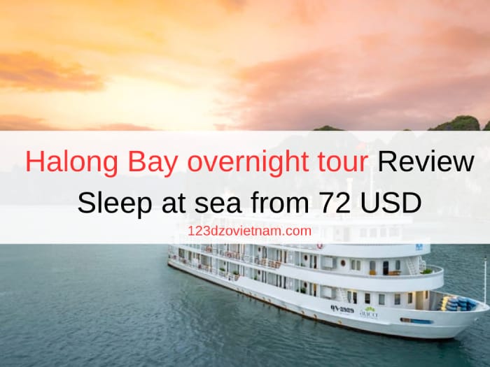 Halong Bay overnight tour review - Sleep at sea from 72 USD