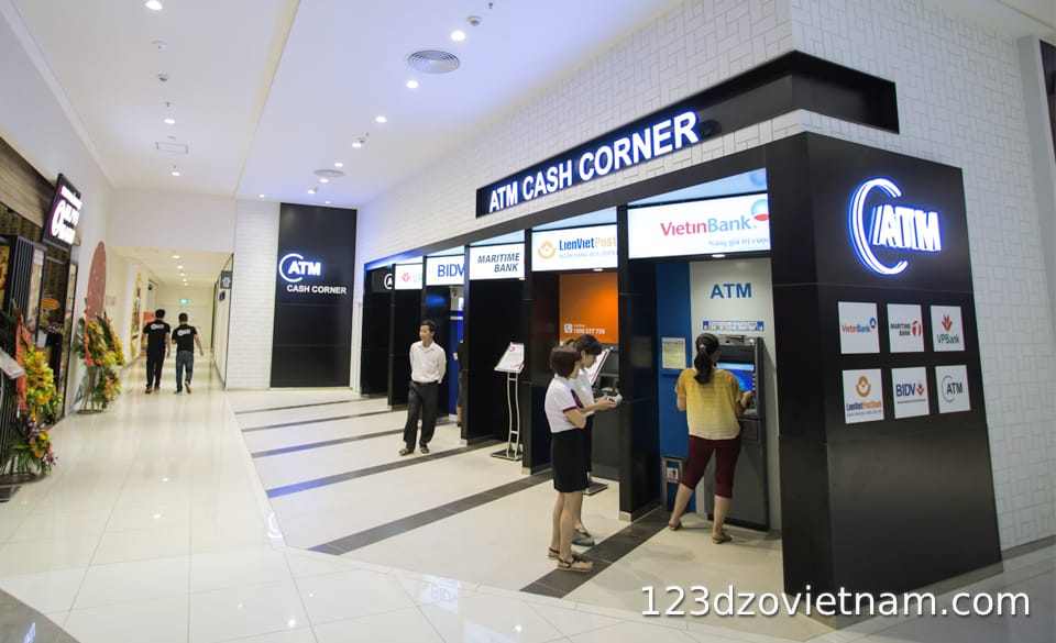 Where should tourists use ATMs?
