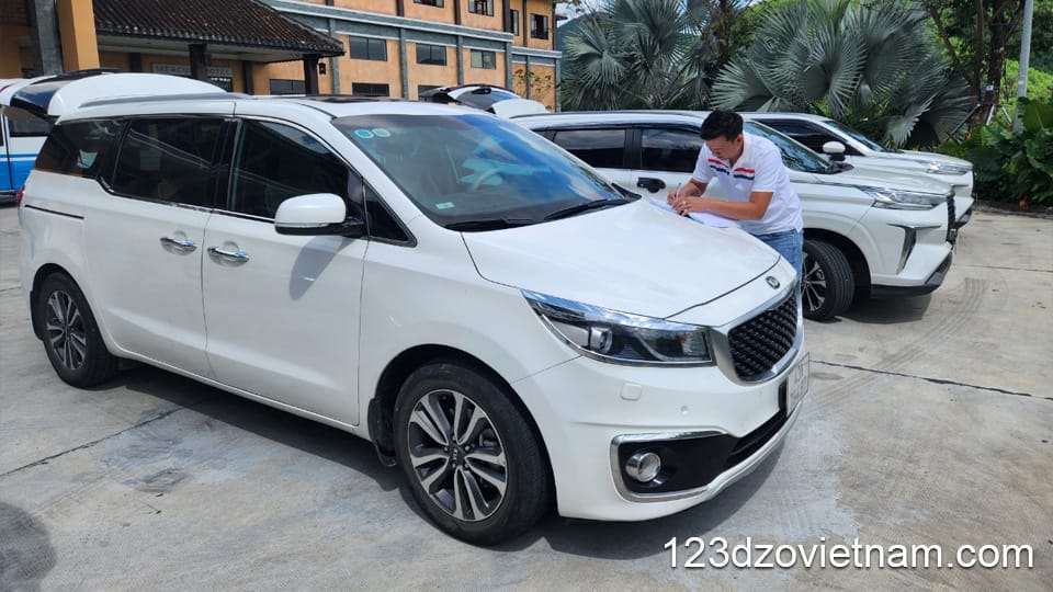 How to book a car and important notes