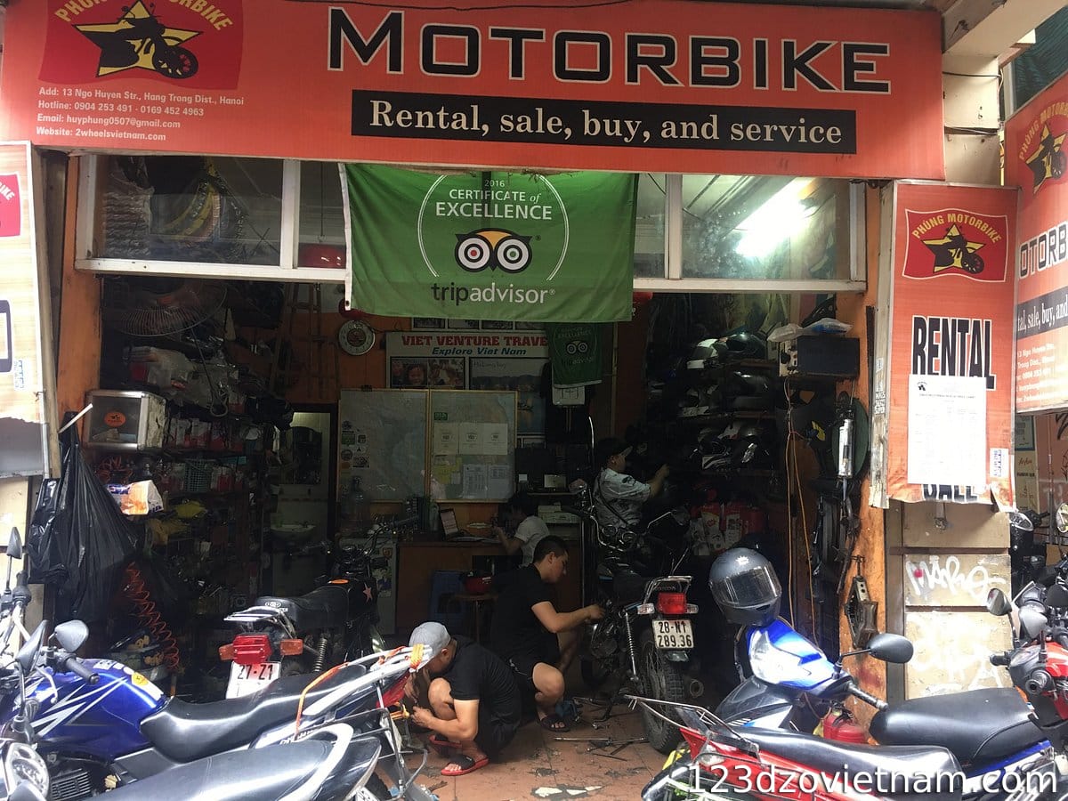 Phung Motorbike | 13 Ngo Huyen Street, Hoan Kiem District