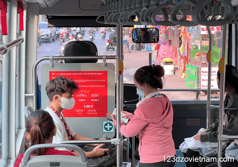 Buy your ticket and notify your stop