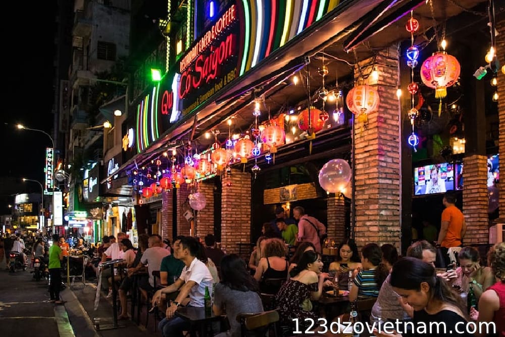 Experience nightlife at Bui Vien Walking Street