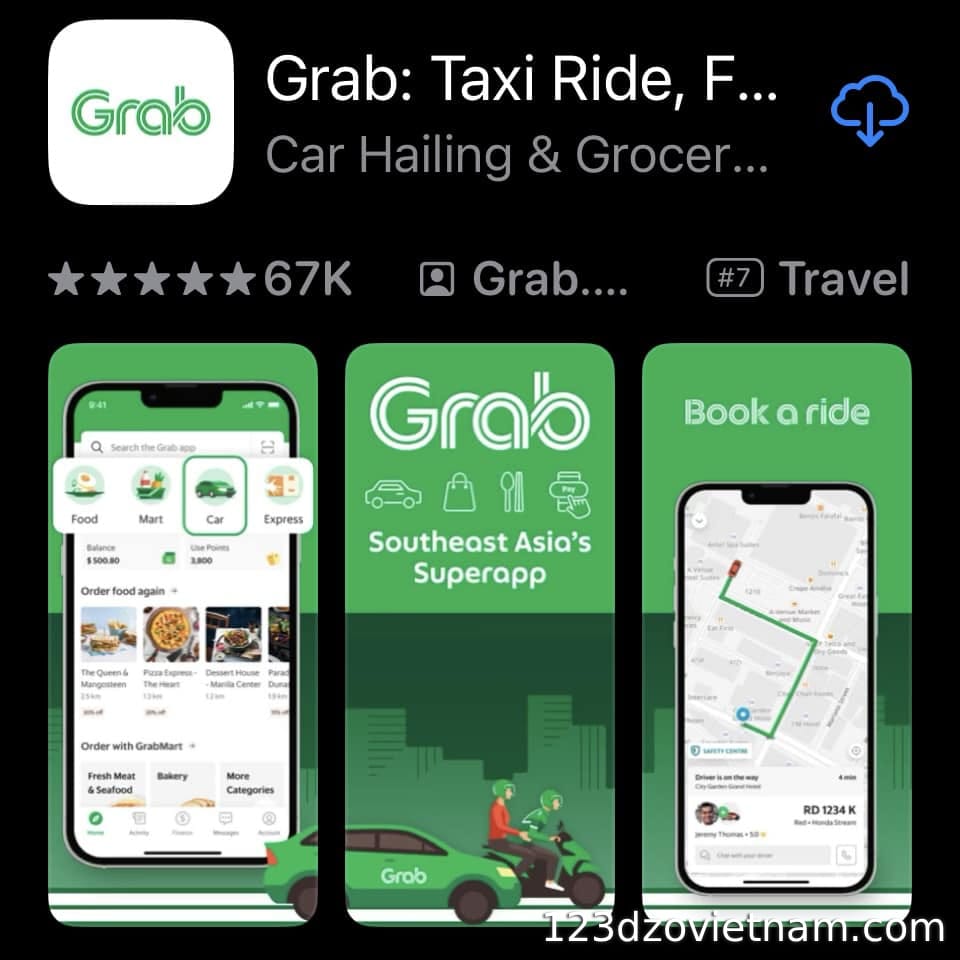 Is it difficult to download the Grab app?