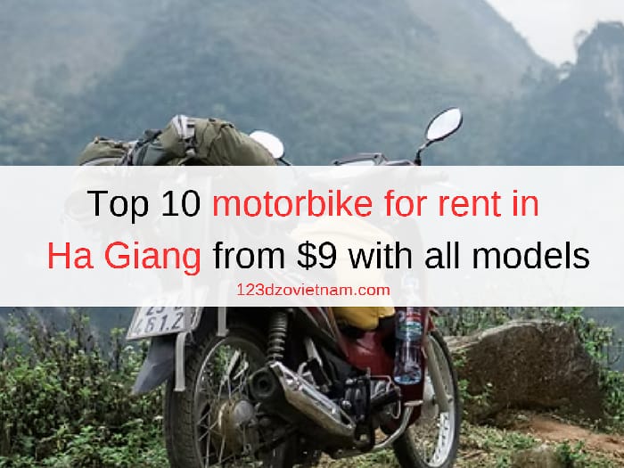Top 10 motorbike for rent in Ha Giang from $9 with all models