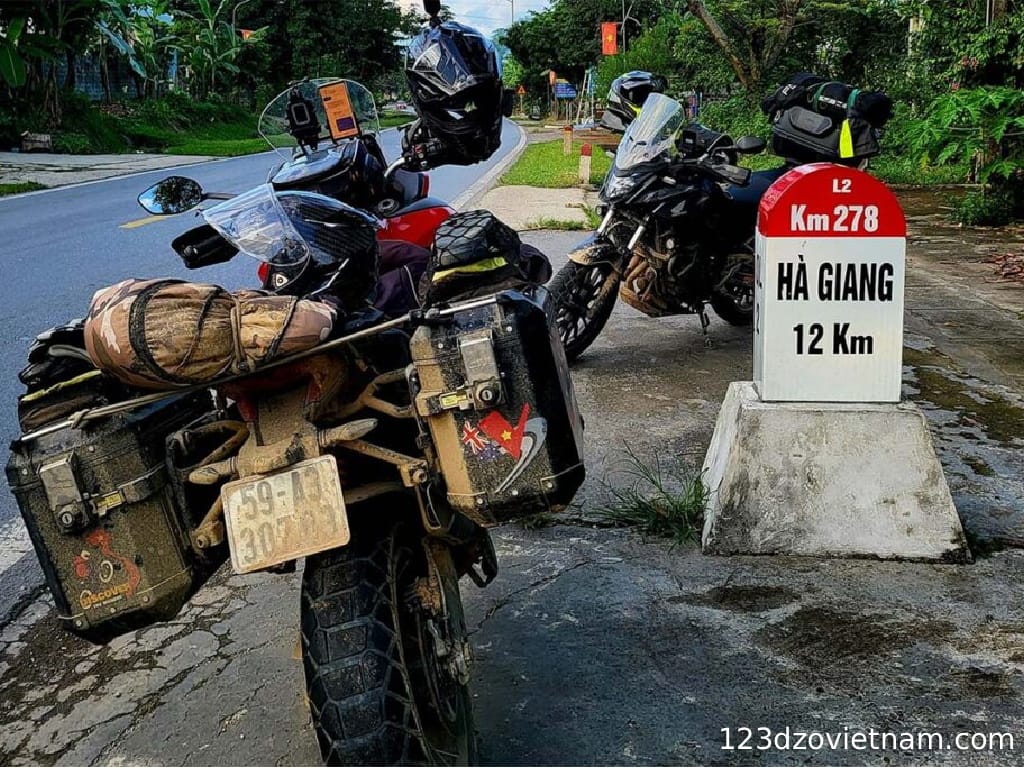 Note when renting a motorbike for a motorbike trip in Ha Giang