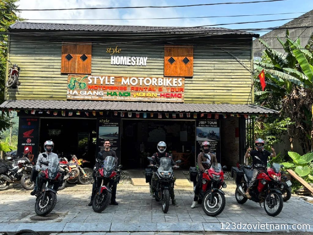 Style Motorbikes Ha Giang Homestay | 72 Ly Thuong Kiet Street, Ha Giang City