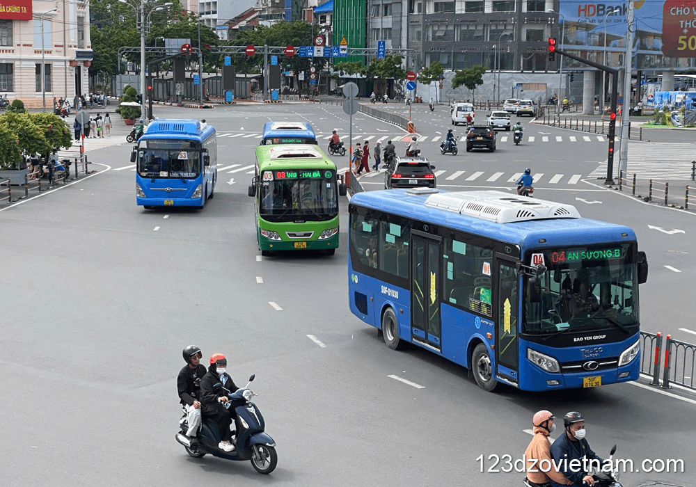 Types of Buses in Ho Chi Minh City