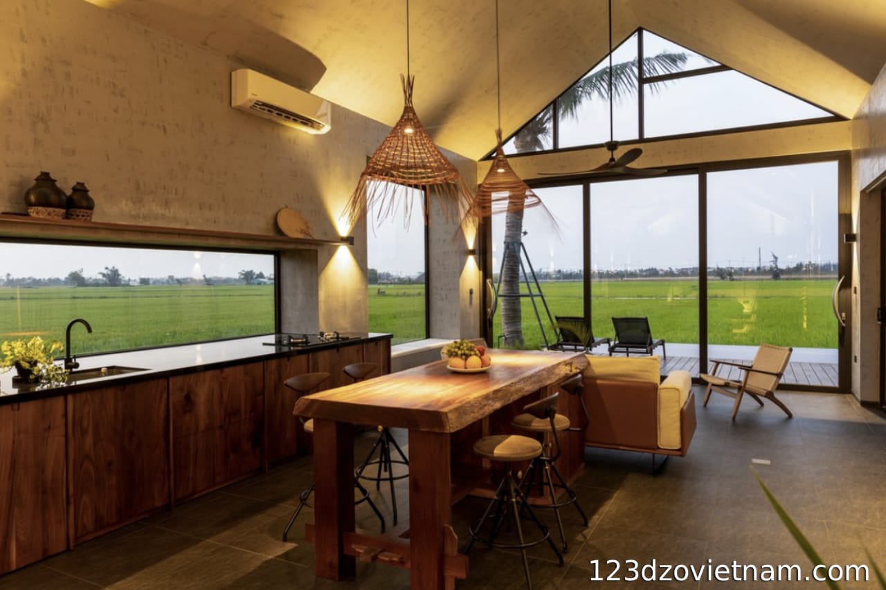 Ozyza Villa kitchen design