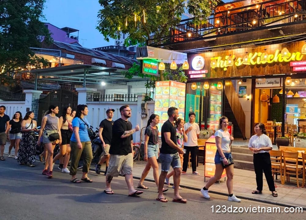 Walking food tour