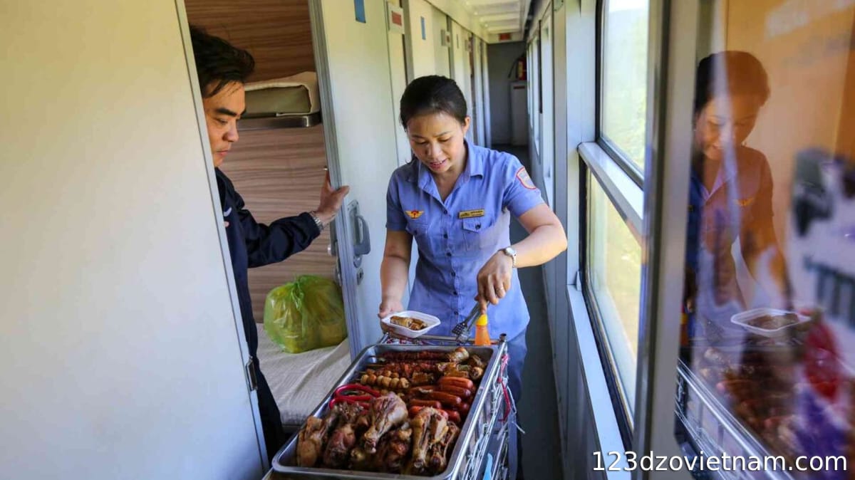 Food and services on the train