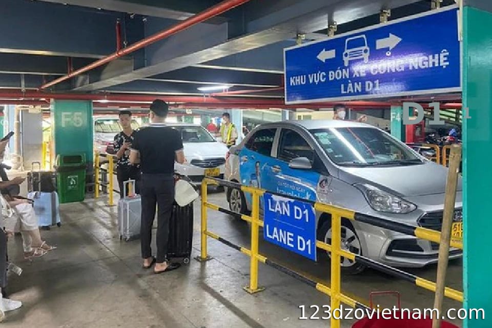Identify the pick-up area