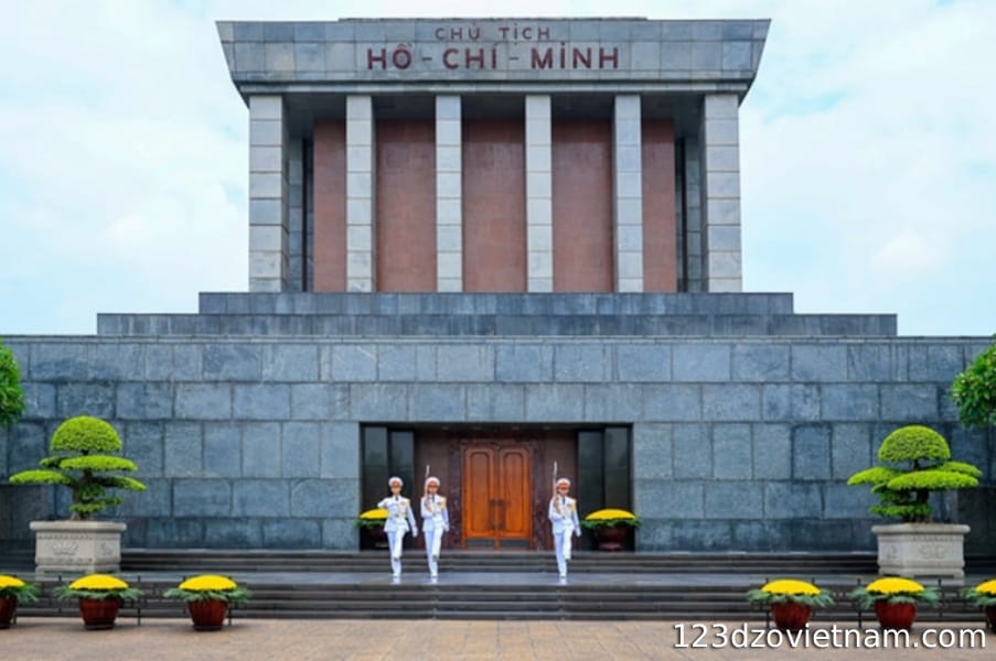 Ho Chi Minh Mausoleum holds great significance for the Vietnamese people