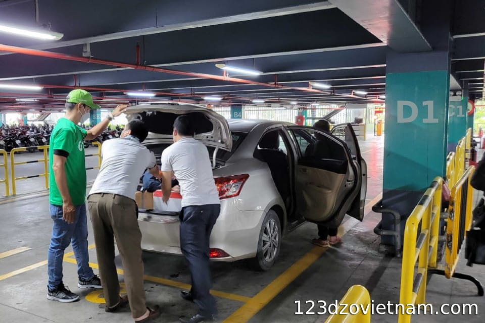 Wait and board the booked vehicle