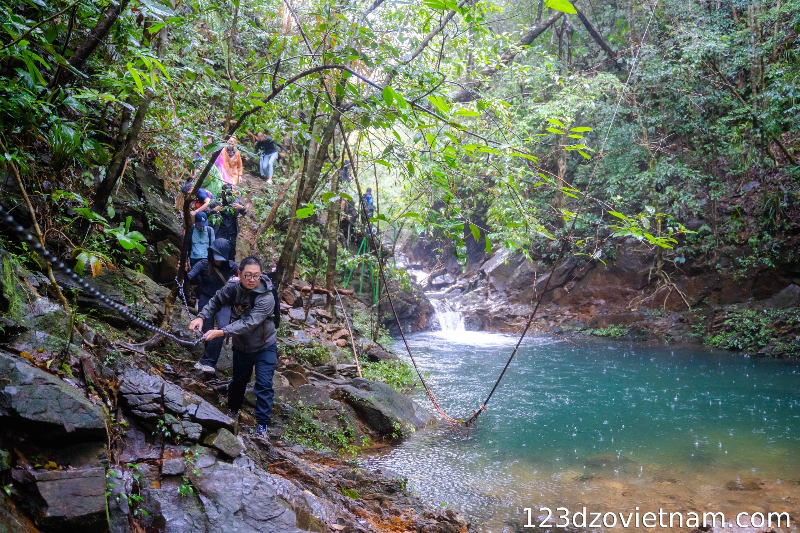 Why did I choose to trek in Bach Ma National Park?