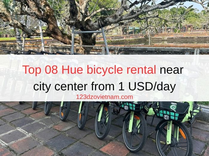 Top 08 Hue bicycle rental near city center from 1 USD/day