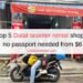Top 5 Dalat scooter rental shops no passport needed from $6