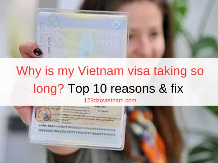 Why is my Vietnam visa taking so long? Top 10 reasons & fix