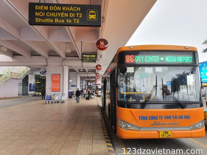 Airport transfers in Vietnam - public buses at low cost