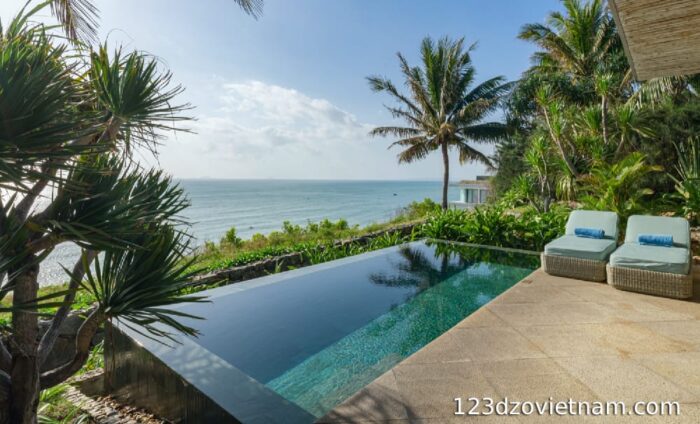 private swimming pool in Mia Resort Nha Trang