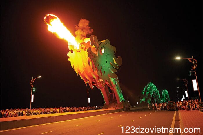the moment the dragon breathed fire into the night sky